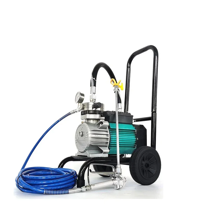 Double Gun High Pressure Airless Paint Wall Spraying Machine 220V/4200W Latex Paint Structure Spray Gun