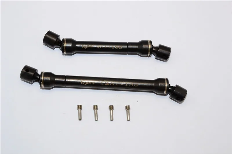 

GPM Steel#45 Front+Rear Center Shaft (F:95Mm-105Mm, R:123Mm-138Mm) For AXIAL SCX10 II