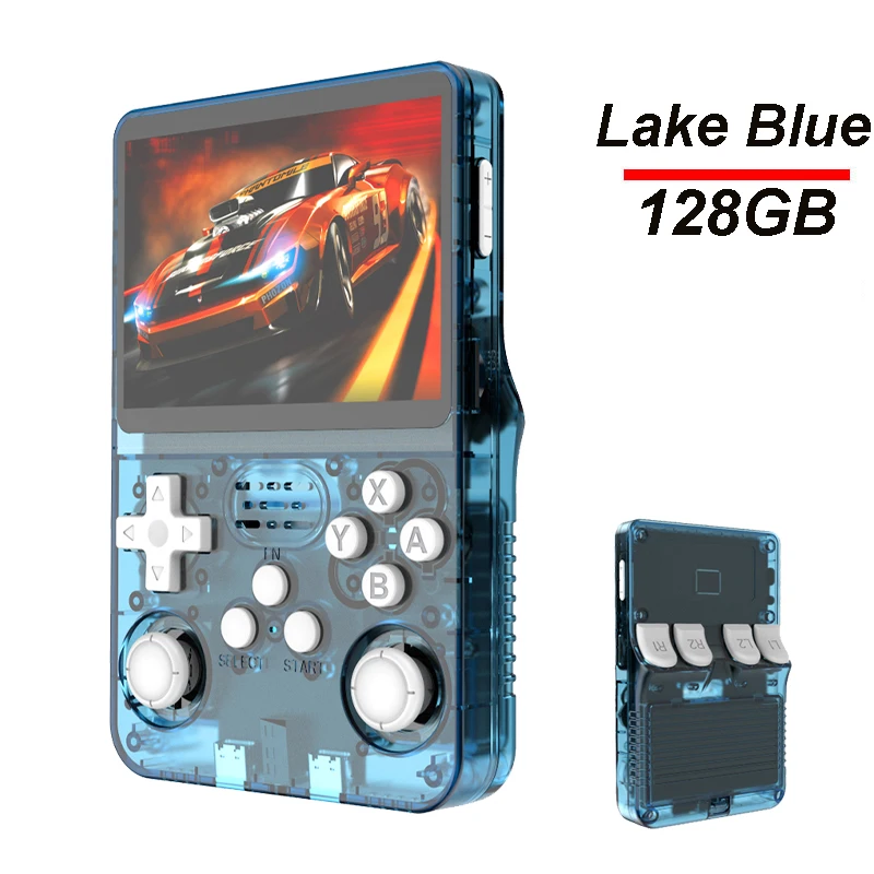 R36S Retro Handheld Video Game Console ARKOS Systeem 3,5 Inch IPS Scherm Klassieke Draagbare Pocket Video Player 128G Games jongen Gift