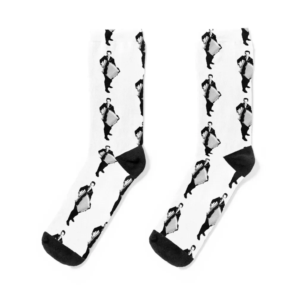 

Lawrence Welk No Name The Black Stencil Socks happy cotton Socks Woman Men's