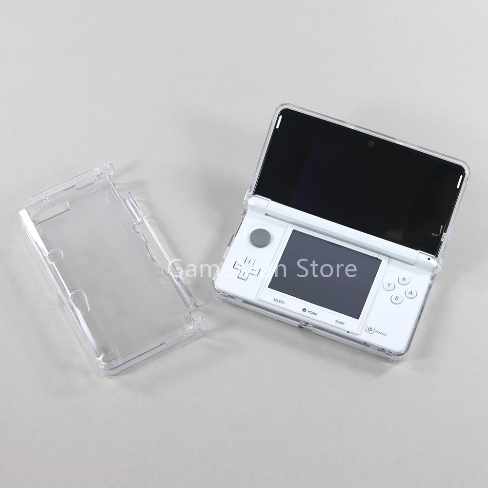 5 uds reemplazo de plástico transparente cristal transparente carcasa protectora dura funda de piel para Nintendo 3DS