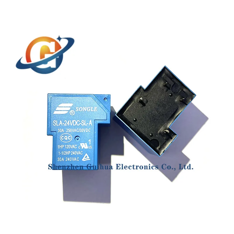 5pcs 4-pin SLA-24VDC-SL-A 24V 24VDC T90 30A Songle Relay