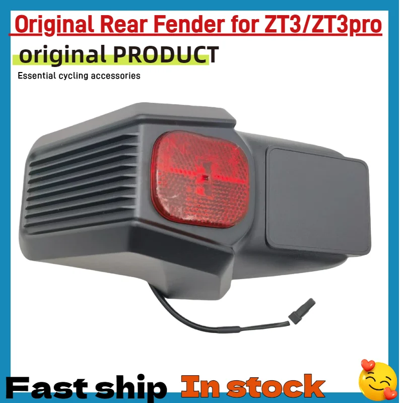 

Original Rear Fender Assembly for Ninebots ZT3 ZT3 pro Electric Scooter with Mudguard Brake Taillight KickScooter Accessory