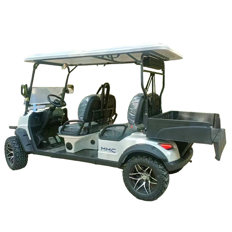 New 48V/72V 2-4-6-8 Seater Electric Golf Cart Steel Plastic Club Car Buggy Chinese Off-Road Design with DOT  Certificates