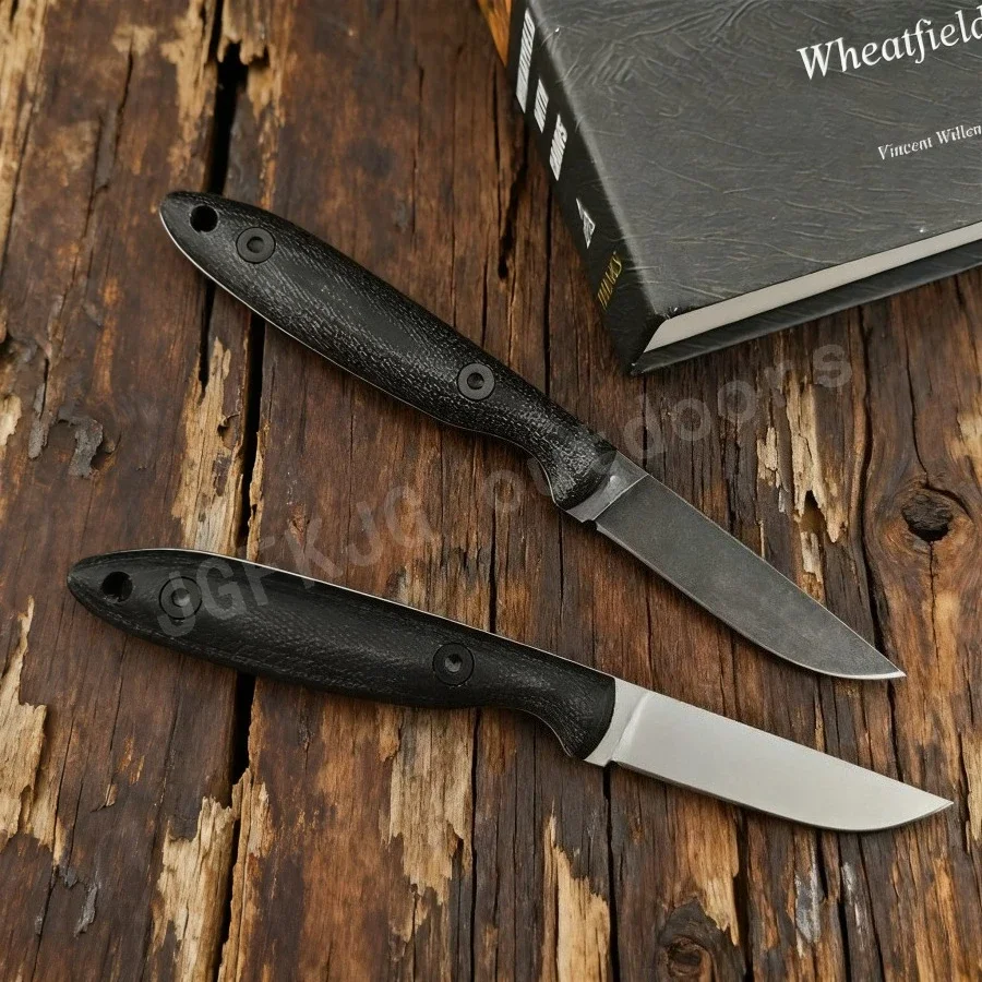 

Портативный маленький прямой нож, удобный стальной нож 8Cr13Nov, ручка G10, портативный многофункциональный инструмент EDC, мужские подарки