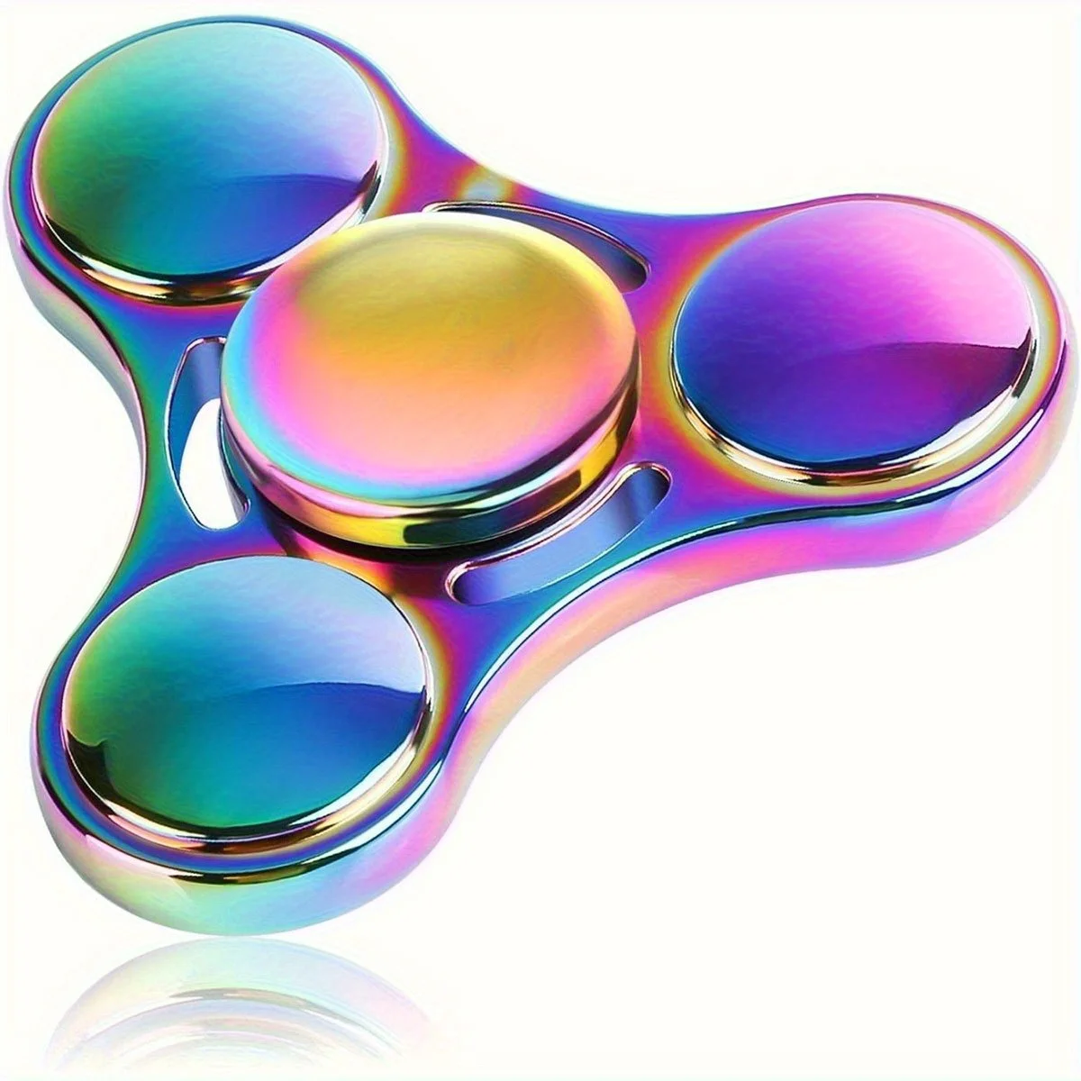 

High-speed fidget spinner toy crafted from durable stainless steel with precision bearings, designed to relieve stress and help improve focus during moments of boredom.