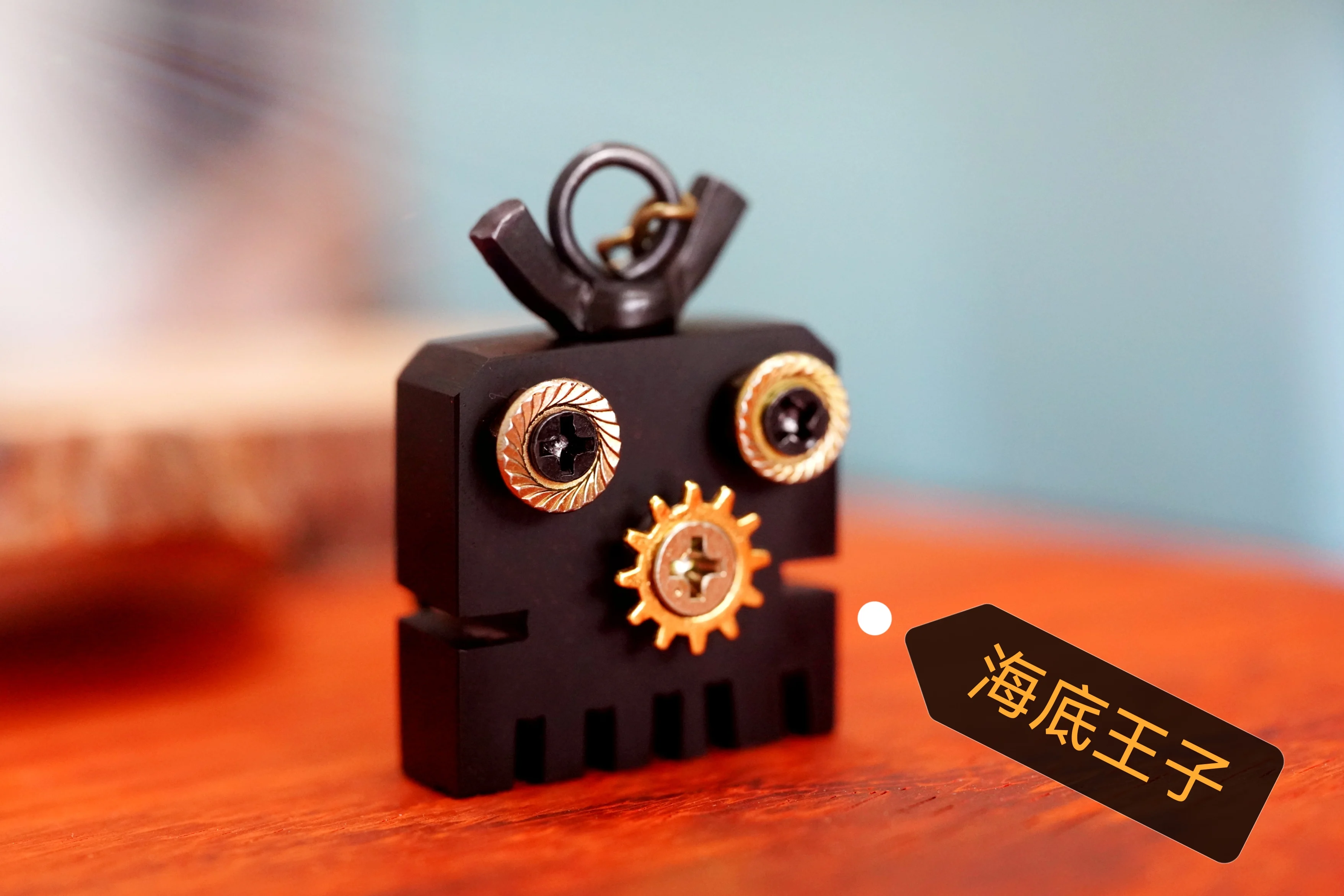 

Sufficient Accessories, Personalized DIY Keychain, Bag Pendant, Necklace Punk Robot, Parent-child Activity Handmade