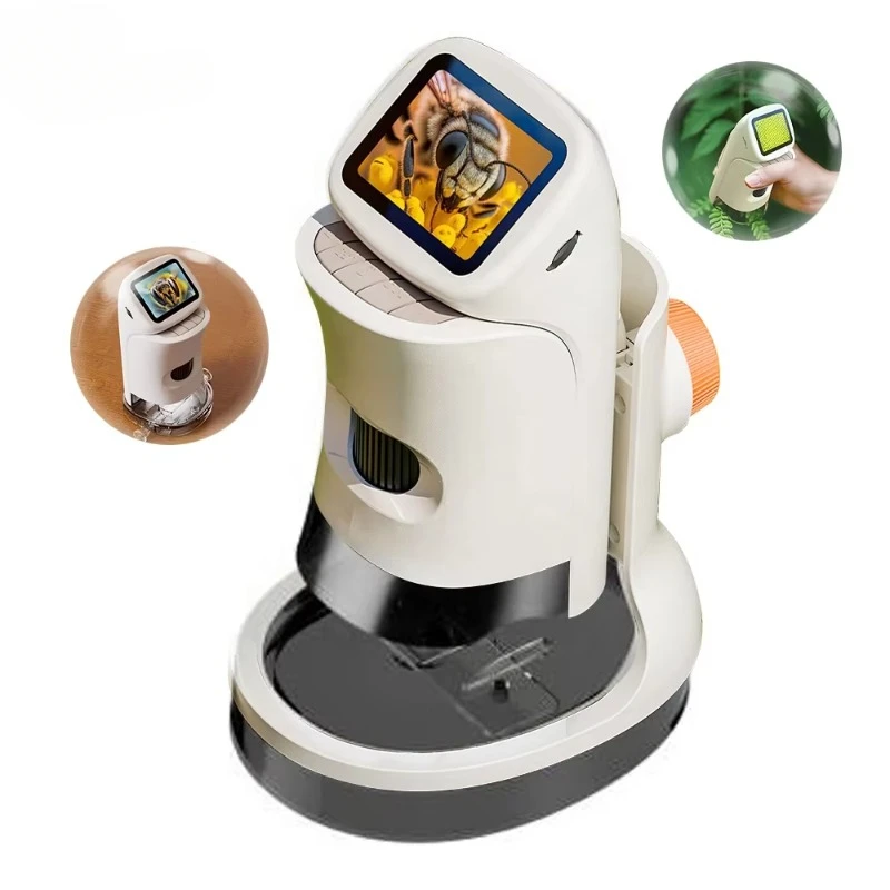 Electron Microscope Toy Set Puzzle 3 in 1 Multifunction Recording Camera 1000x high definition