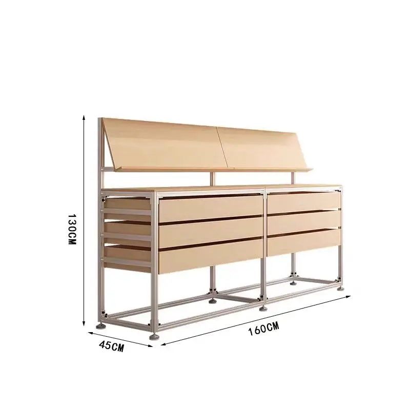 

Прочная регулируемая металлическая выставочная стойка-стеллаж для супермаркетов и розничной торговли, алюминиевая