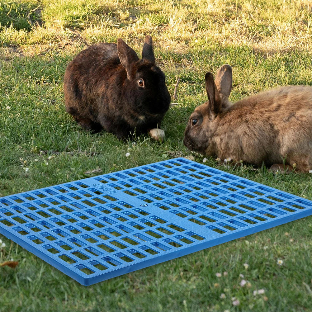 

2pcs Bunny Cage Floor Plastic Rabbit Feet Mat With Holes Anti-Slip Pet Resting Pad For Small Animals Chinchilla Ferret