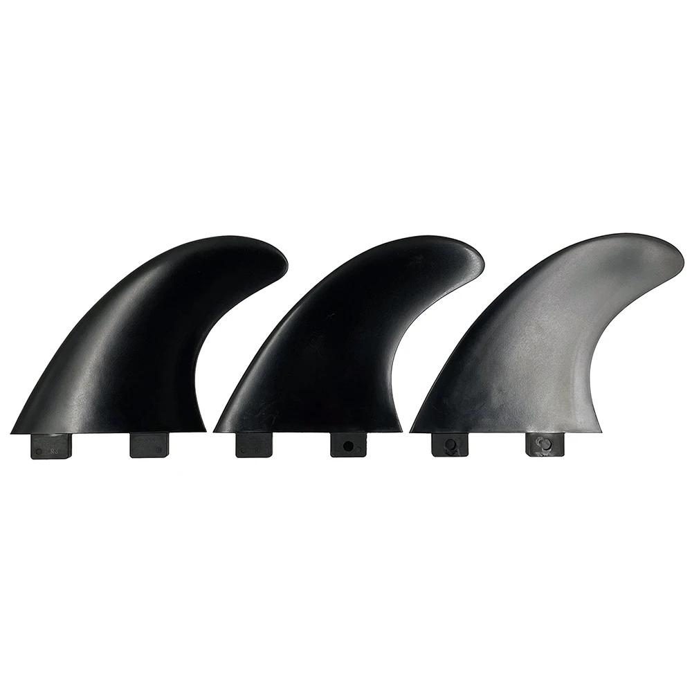 UPSURF FCS Fins Plastic Surfboard Fins Thruster Tri Fins For Shortboard Quilhas Nylon Double Tab Fins Surfing Board Fins