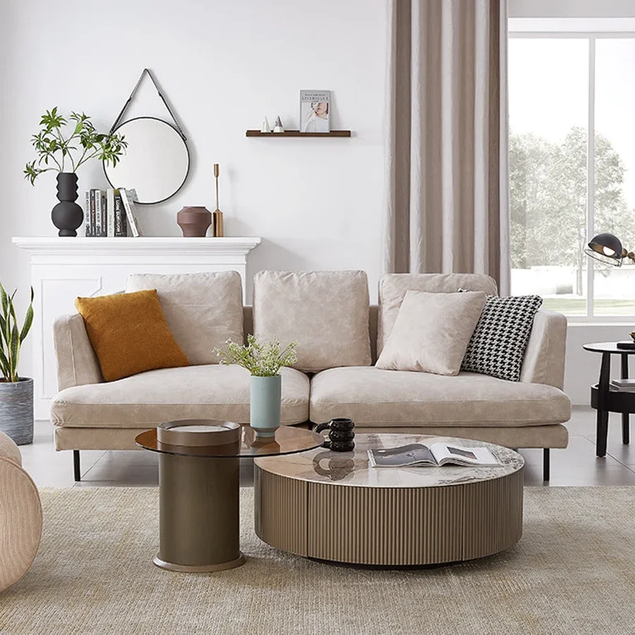 Factory Hot-selling Modern Living Room Apartment Sofa Set Furniture Living Room Nordic Sofa