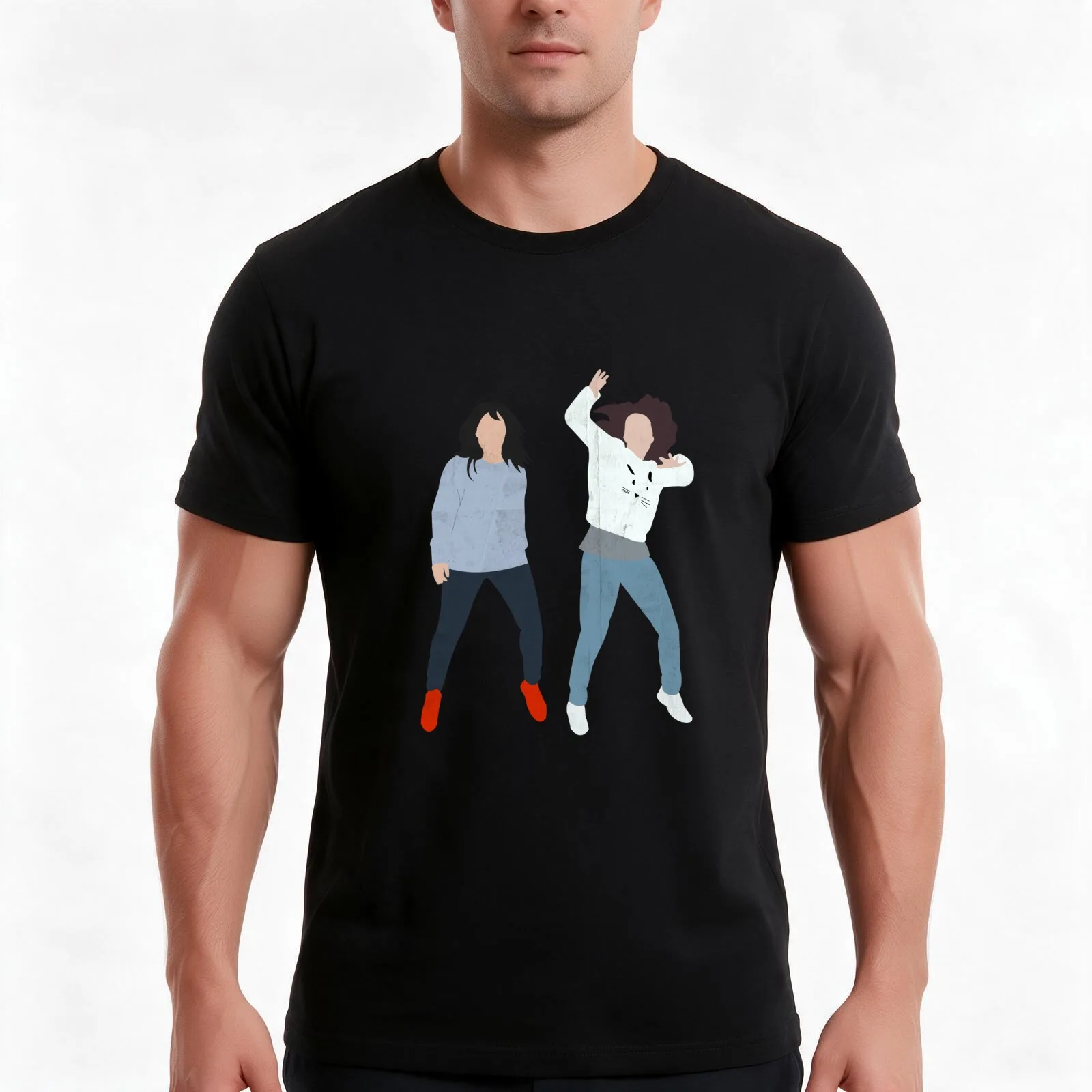 broad city T-Shirt Summer Casual Cotton Tee Oversized Streetwear Tops Vintage Graphic Print Loose Fit Short Sleeve