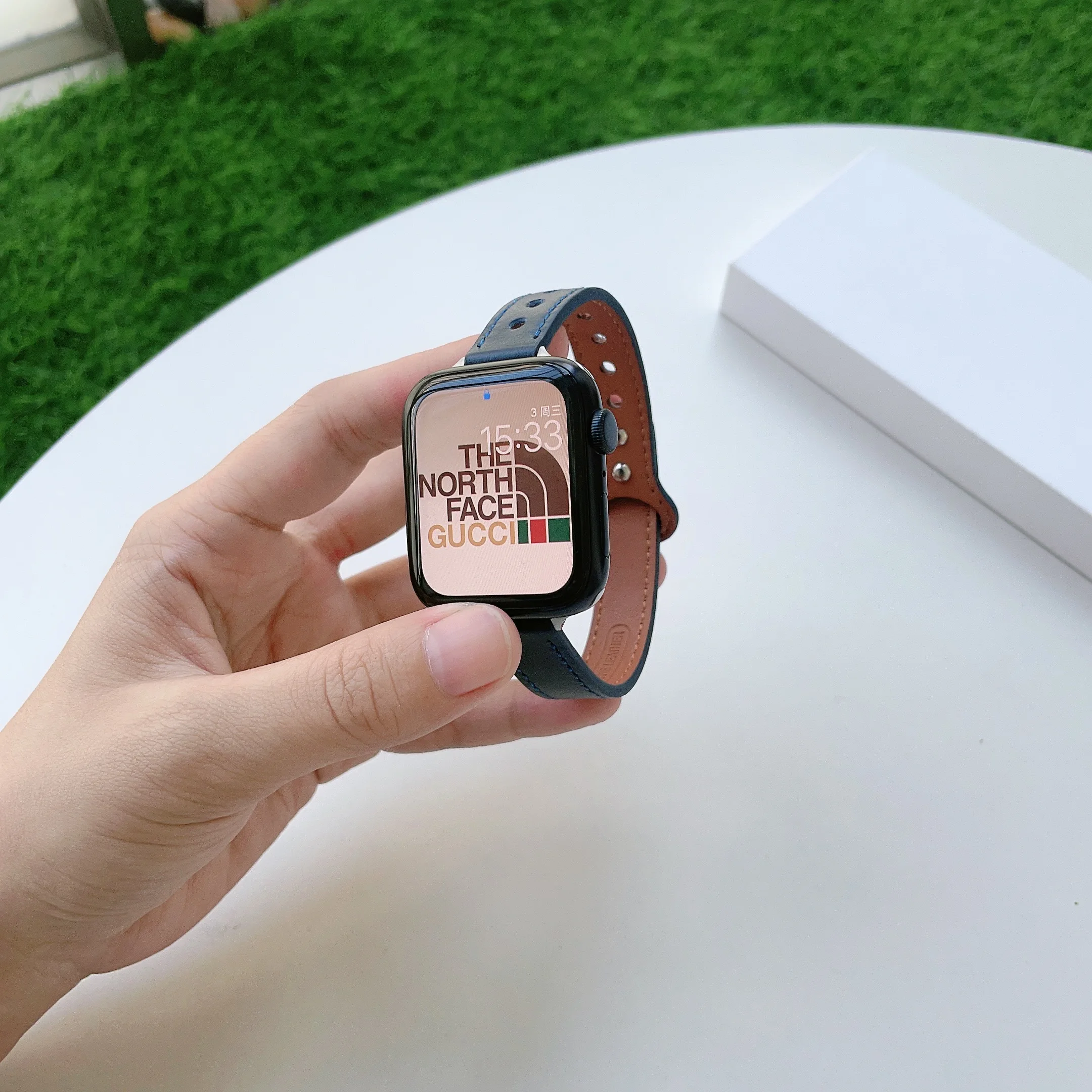 Slim Leather Strap For iWatch 49mm 38mm 40mm 42mm 44mm 41mm 45mm Women Thin Bracelet For Apple Watch Series Ultra 8 7 6 5 4 SE 3