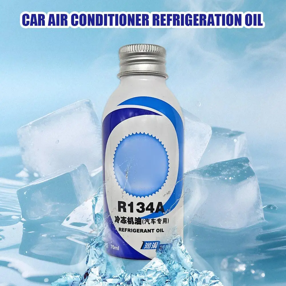 

70g Car A/c Refrigeration Oil Compressor Lubricant Resistant Cooling Wear Lubrication Refrigeration Reduce Rapid Noise Oil L4z7
