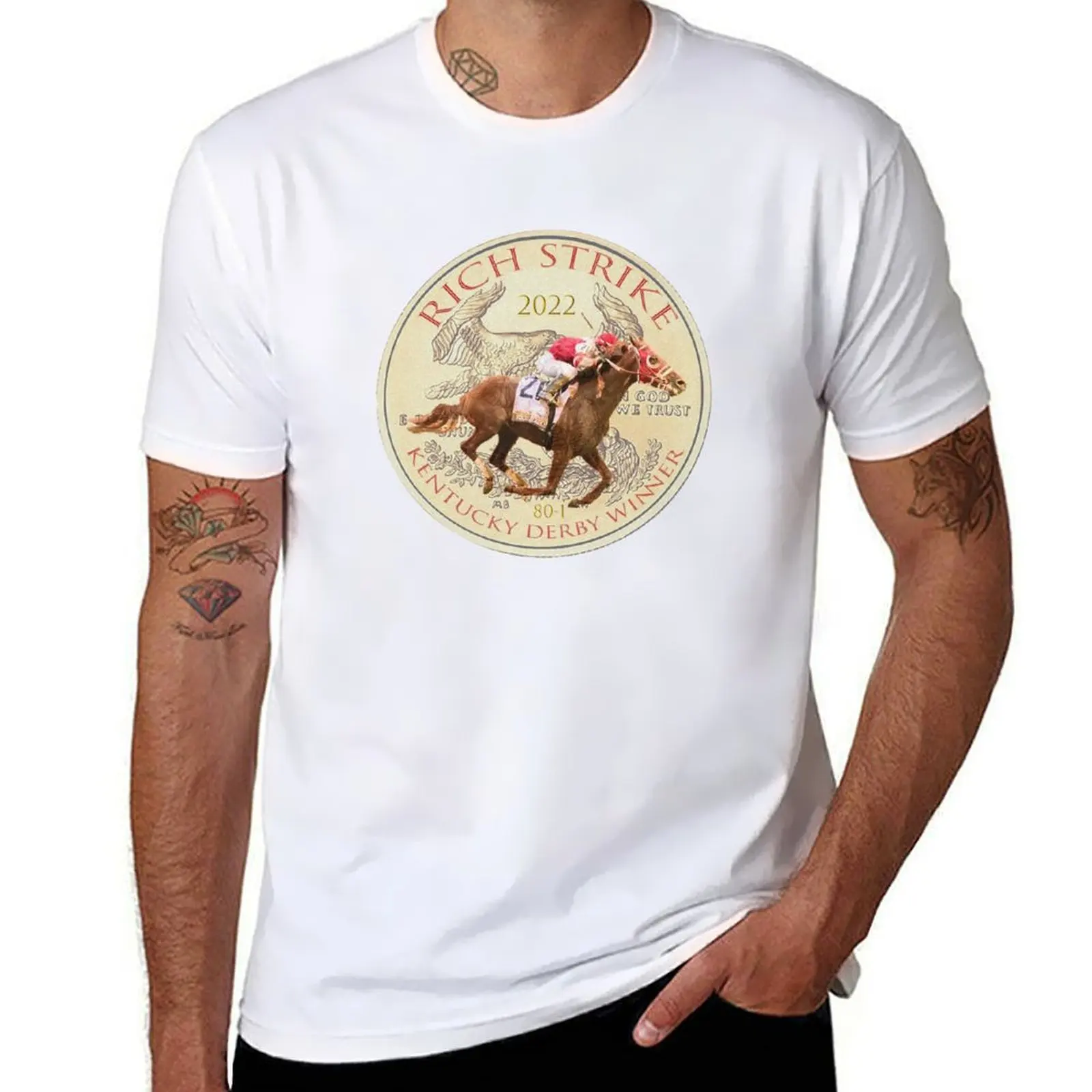

Rich Strike 2022 Kentucky Derby Winner T-Shirt t shirt man casual essential t shirt T-Shirt