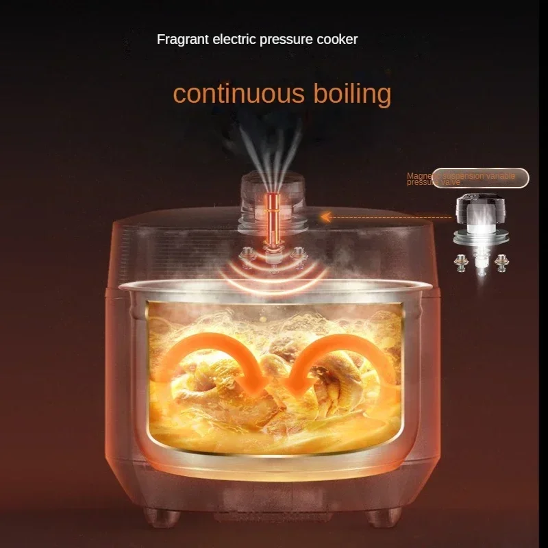 ميديا الضغط الذكي 5L جهاز طهي الأرز المنزل متعدد الوظائف IH التدفئة طباخ كهربائي الطبخ السريع متعدد الطباخ