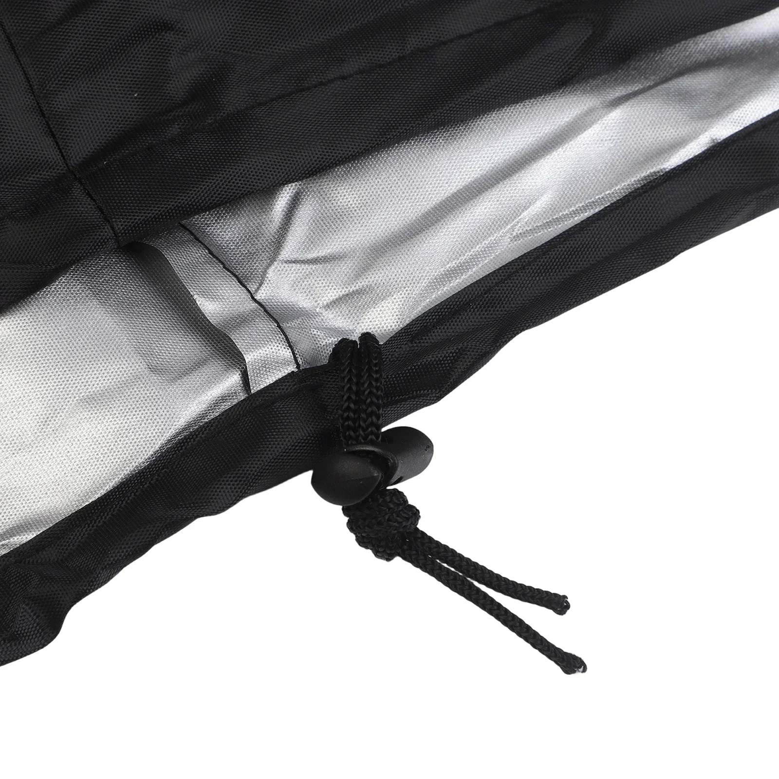 

Heavy Duty Waterproof Snow Thrower Cover For Electric Two Stage Machines Elastic Hem and Drawstring Strap for Wind Protection