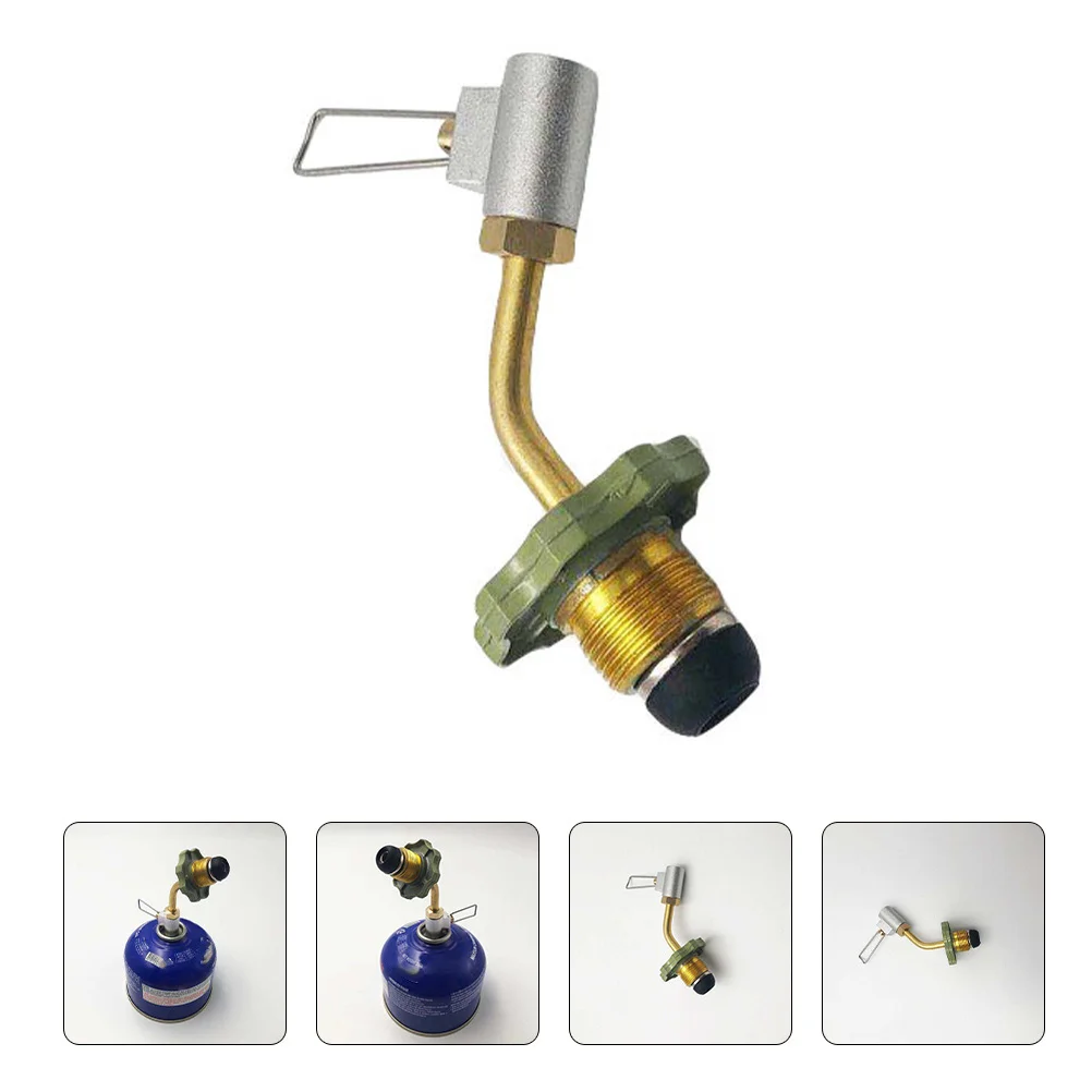 

Professional Gas Charging Adapter Made of Premium Copper Aluminum Alloy Portable for Flat Gas Tank Refill Butane Refill Propane