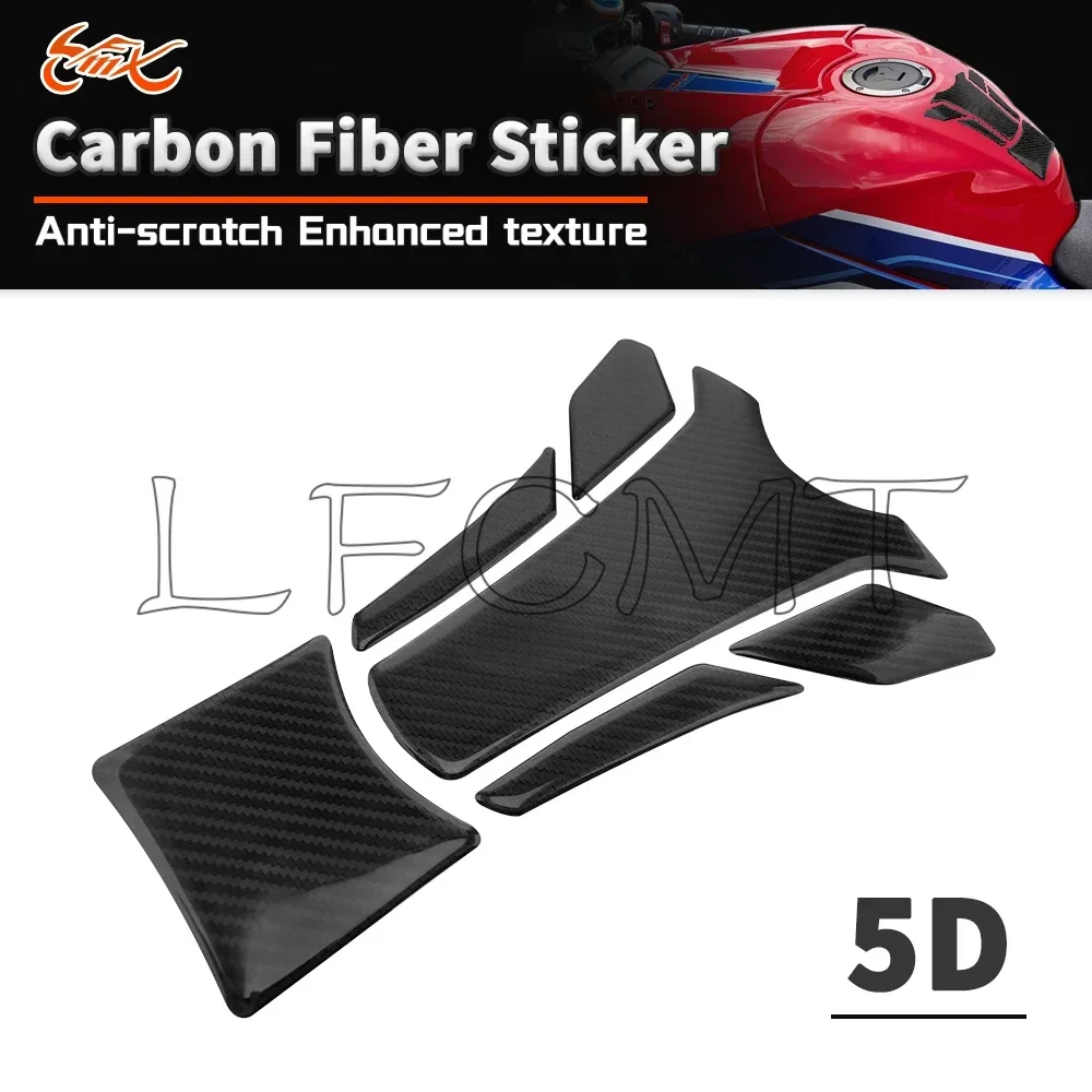 

Motorcycle Fuel Tank Pad Sticker Protector Cover Carbon Fiber Look Decals Fit for Honda CBR CBR1000RR/650R/600RR/500R/300R/250R