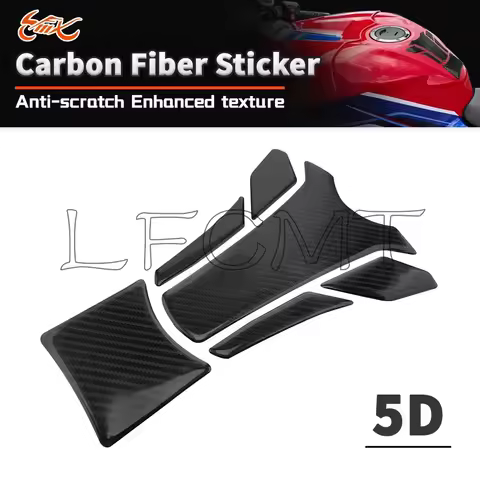 Motorcycle Fuel Tank Pad Sticker Protector Cover Carbon Fiber Look Decals Fit for Honda CBR CBR1000RR/650R/600RR/500R/300R/250R
