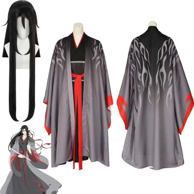

New Wei Wuxian The Yiling Patriarch Cosplay Grandmaster of Demonic Cultivation Costume Wei Wuxian Mo Dao Zu Shi Costume Men