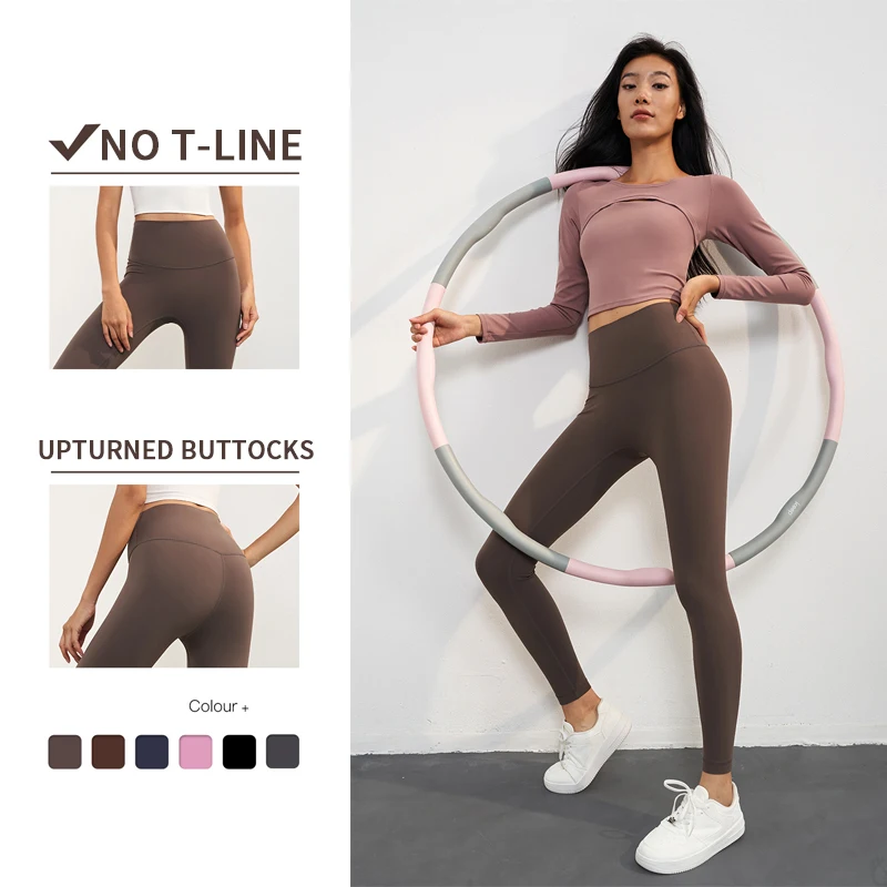 Vnazvnasi 2023 Winter New Arrival Brushed Yoga Leggings Keep Warm And Defend Cold Slim Fit Outside Sportswear High Elastic Pants