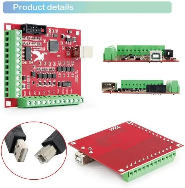 Breakout Board CNC USB MACH3 100Khz 4 Axis Interface Drive Motion Controller Flying Carving Card Engraving Machine Motherboard