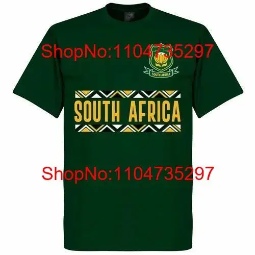 Ret11Lanzado en Japón Re Take Rugby equipo de Sudáfrica camiseta verde mundo vintage lavado ligeramente streetwear