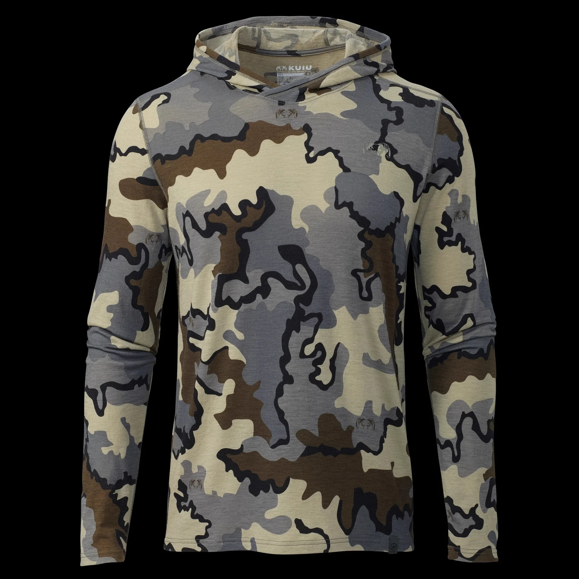 Camouflage Sailing Hoodies Gea - Running Gear Long Sleeve recension och pris