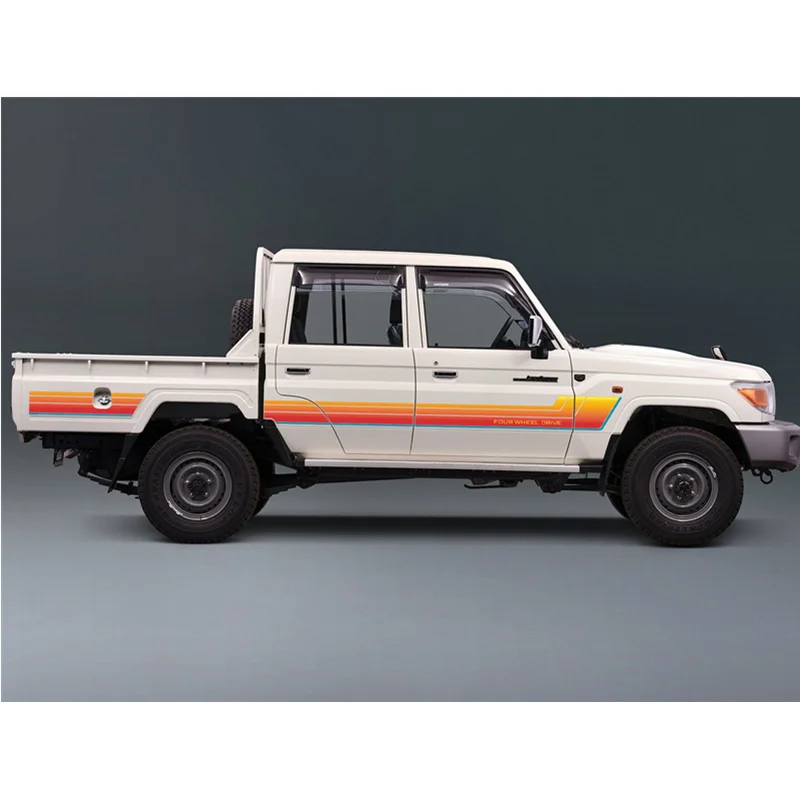 Car Vinyl Stickers LIMITED-EDITION RENMARK BODY STRIPES FOR TOYOTA LAND CRUISER J79-SERIES (DUAL-CAB)