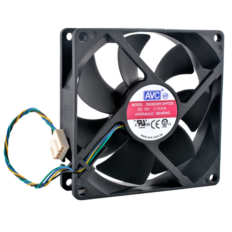 DS09225R12HP235 9.2cm 92mm fan 92x92x25mm DC12V 0.41A 4pin High speed axial flow fan cooling fan for chassis motherboard CPU