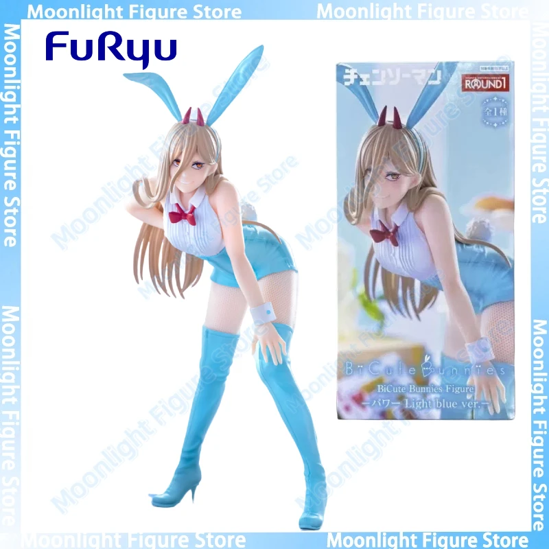 

В наличии FuRyu BiCute Bunnies Power Blue Bunny Girl Desktop Cute Dolls Аниме Фигурка Игрушка Подарочная Модель Коллекция