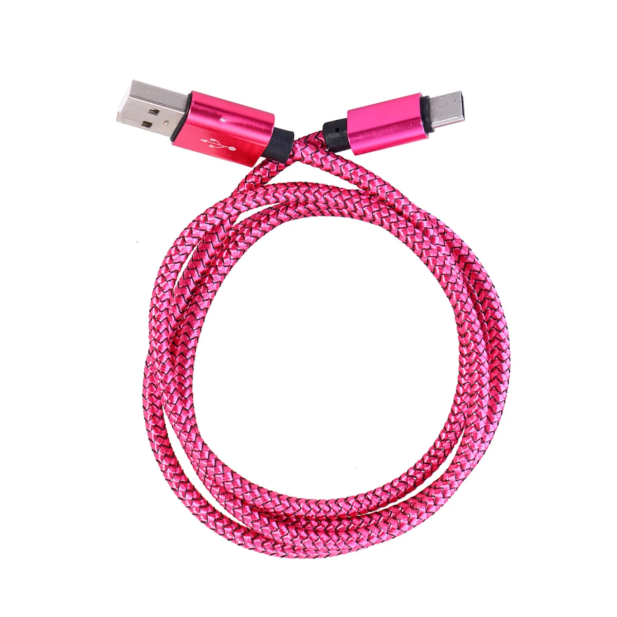 고속 충전 케이블 USB 타입-C 나일론 브레이디드 1M 2.0A 동기화 충전용 USB C