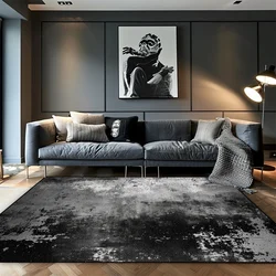Nordic Style Luxury Grey Carpets Living Room High-grade Home Decoration Sofa Large Area Rugs Lounge Cloakroom Soft Non-slip Mats