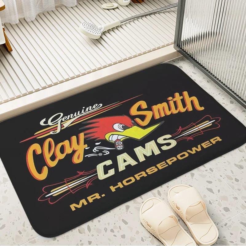 Bathroom Mat Non-slip Mr.Hoesepower Clay Smith Cams Room Floor Carpet Hallway Kitchen Rug Slip-resistant Custom Doormat Home