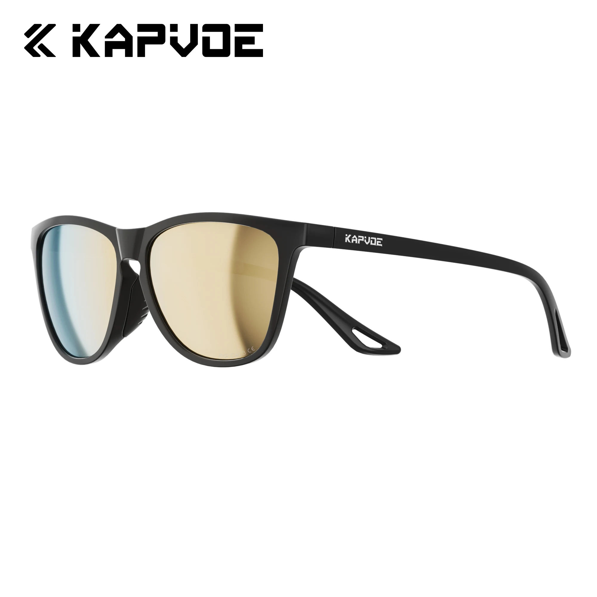 AliExpress kapvoe Kapvoe 2026 Polarized Men's Cycling Sunglasses Fishing Running Glasses Shopping Lightweight Sunglasses UV400 Road Bike Glasses