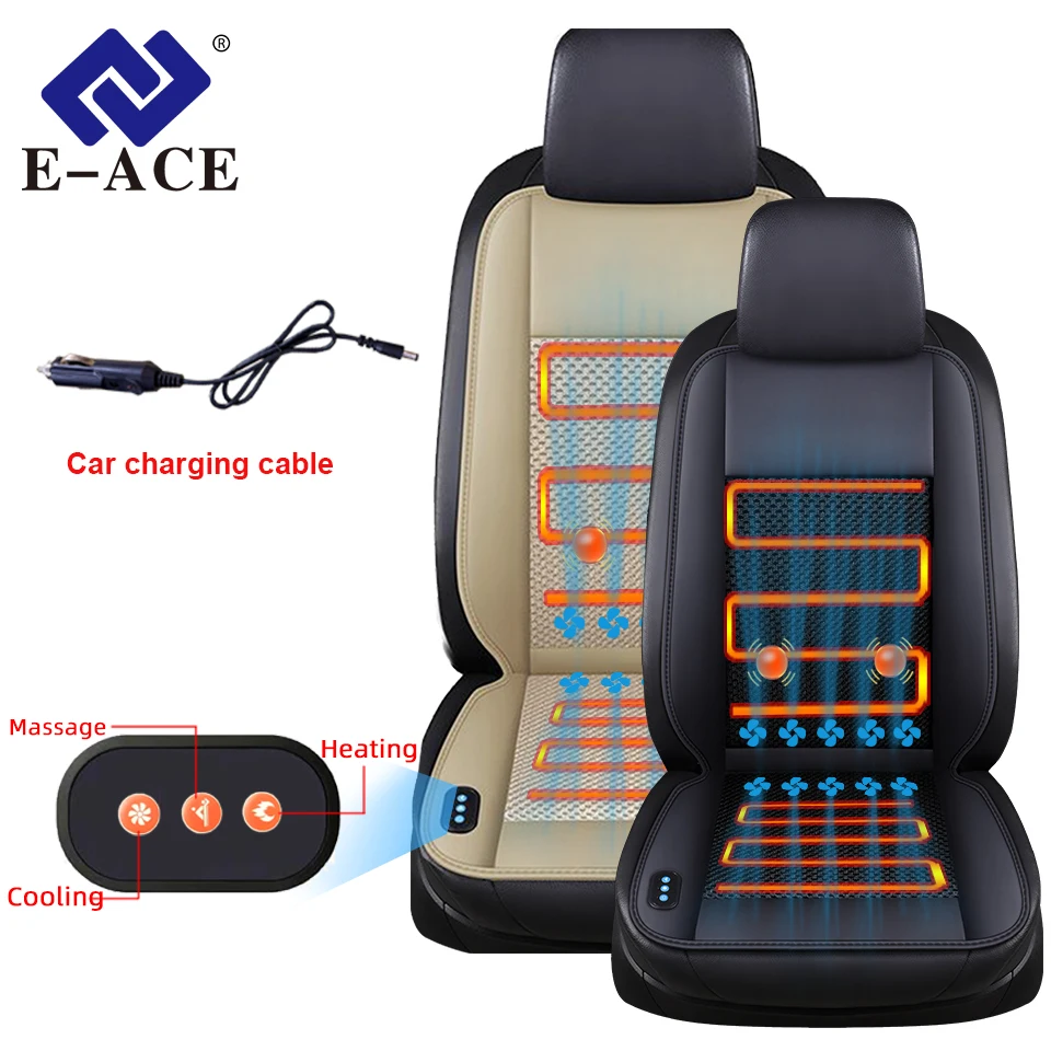 

Car Seat Cushion Four Seasons Universal Heating Car Seat Cushion Heating 12V Car Electric Heating Ventilation Massage