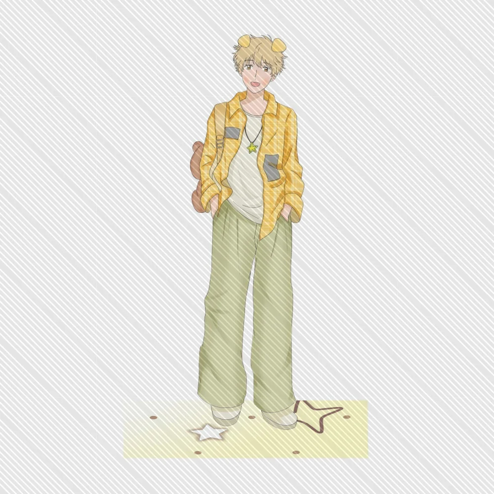 Skip and Loafer Acrylic Keychain Stand Model