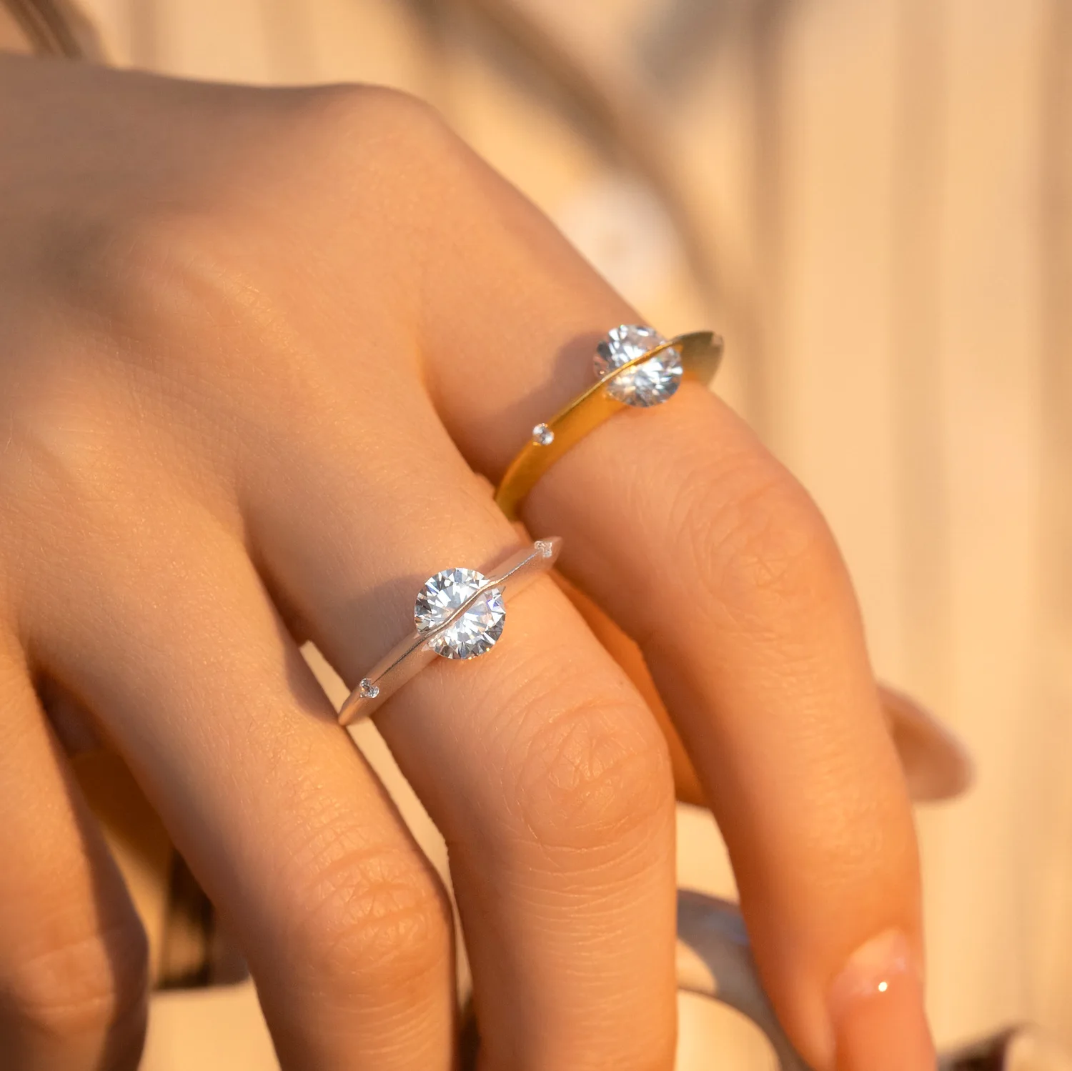 

S925 sterling silver frosted cosmic star rotatable ring, planet burst sparkle, niche design, light luxury, high-end ring, jewelr