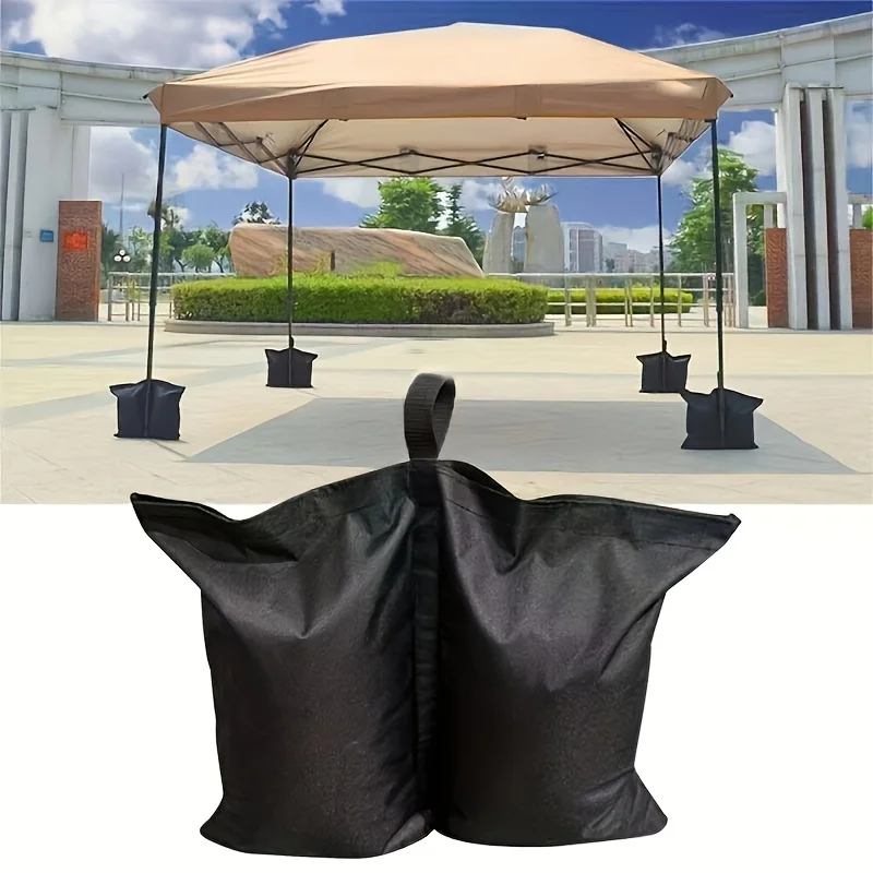 Black Single Outdoor Tent Windproof Sandbag / Fixed Sandbag / Sunshade Anchor Sandbag / Windproof Sand Pack Bag