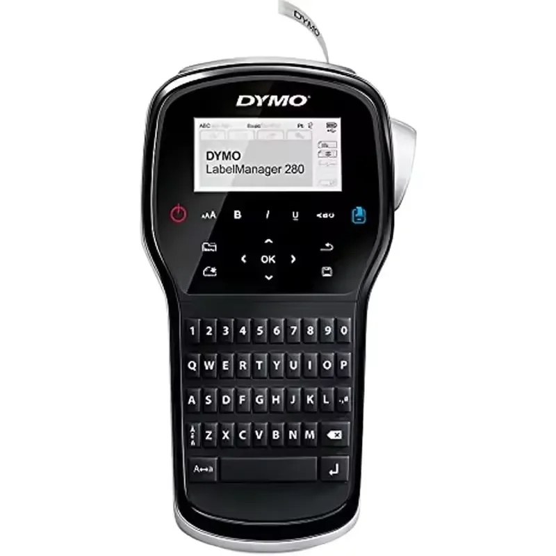 DYMO LM280 LM-280 English Portable Label Printer Label Manager Machine For D1 Tape 6/9/12mm