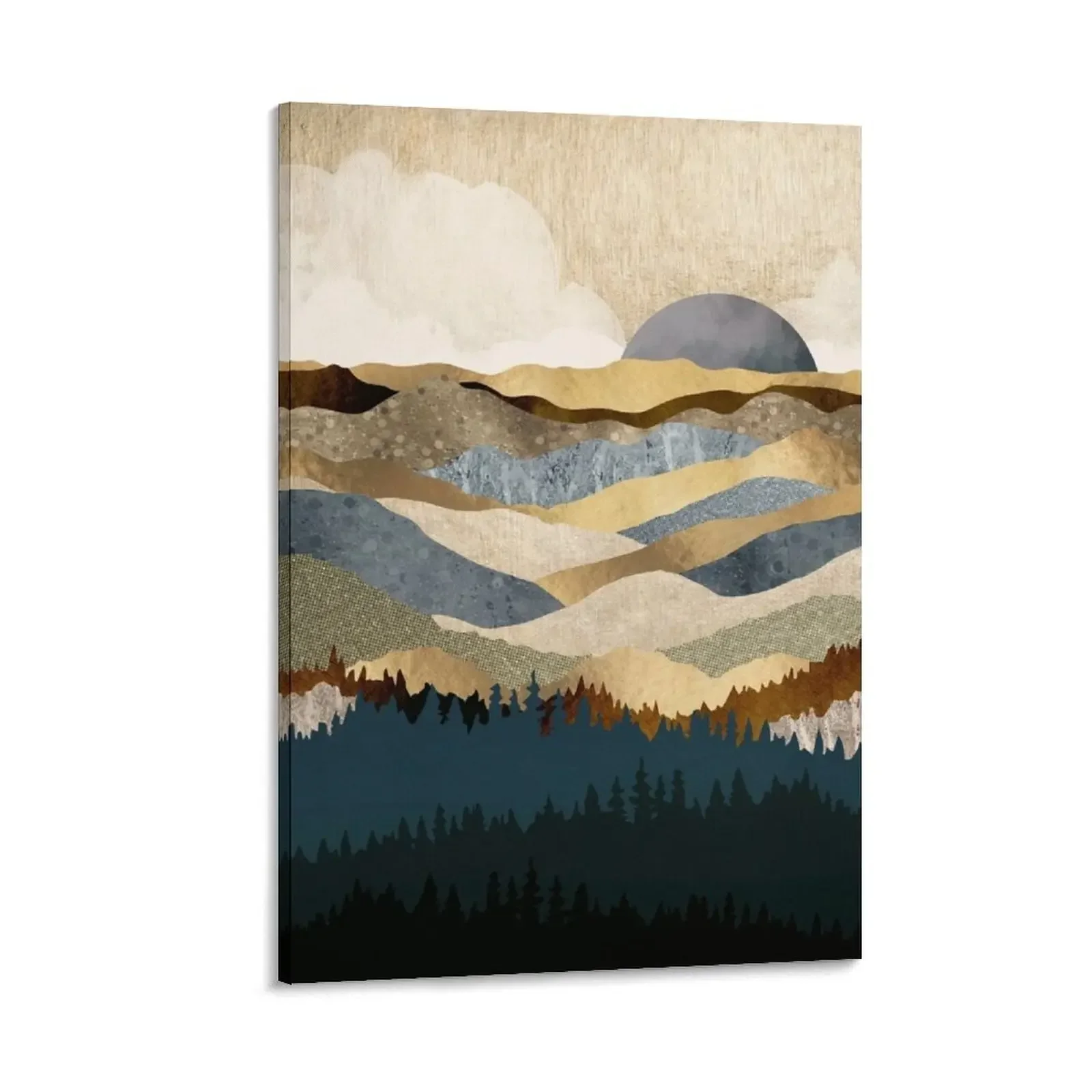 

Golden Vista Canvas Painting Decoration for bedroom decorative wall poster canvas wall art aesthetic room