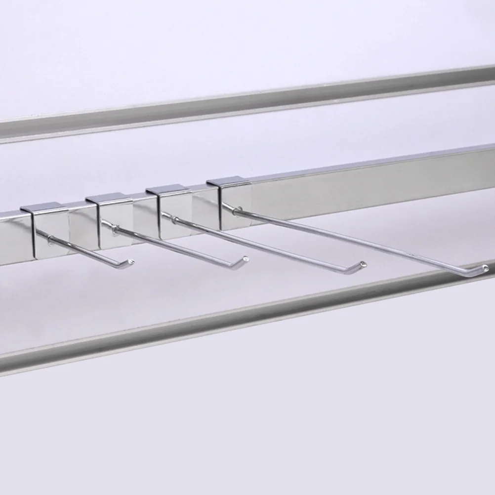 

20Pcs Iron Hooks Strong Metal Hanger for Utensils Towels Purses Hats Clothes Organizing Heavy Duty Display Prop Hooks No Tools