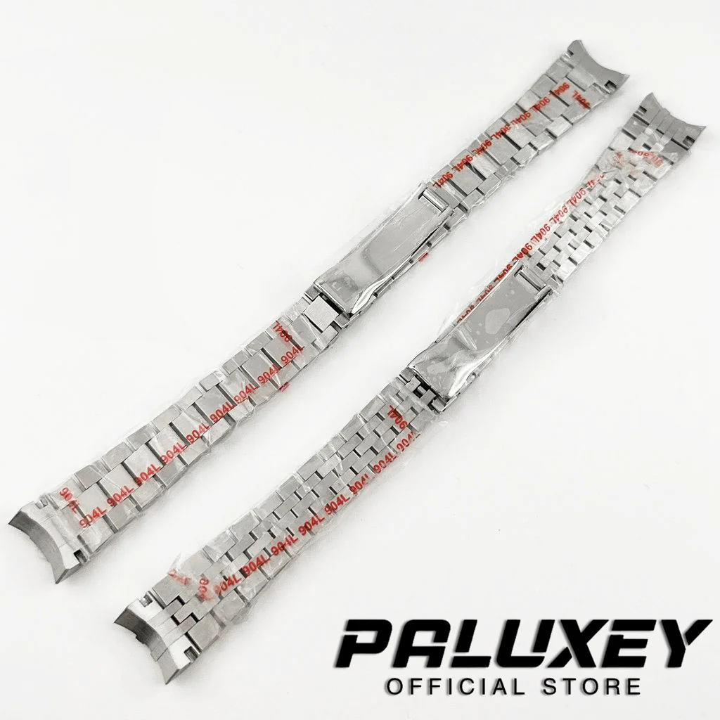 Высококачественный 17 мм 904L президентский браслет для часов, однотонный браслет из нержавеющей стали для 31 мм NH05 NH06 чехол
