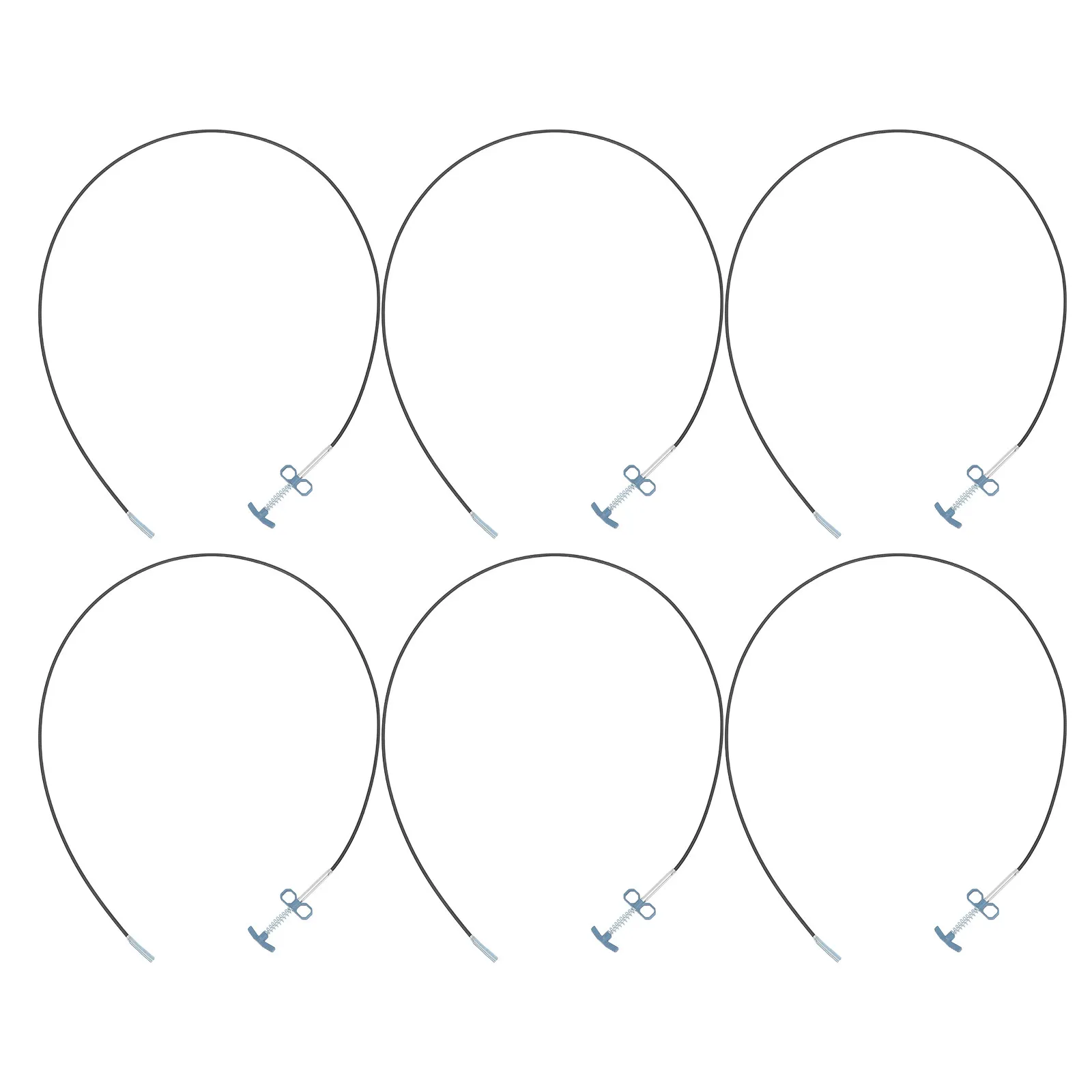 

Набор из 6 гибких пружинных инструментов для прочистки канализации с четырьмя захватами, для унитазов, раковин, напольных сливов, мощное средство для удаления засоров в трубах