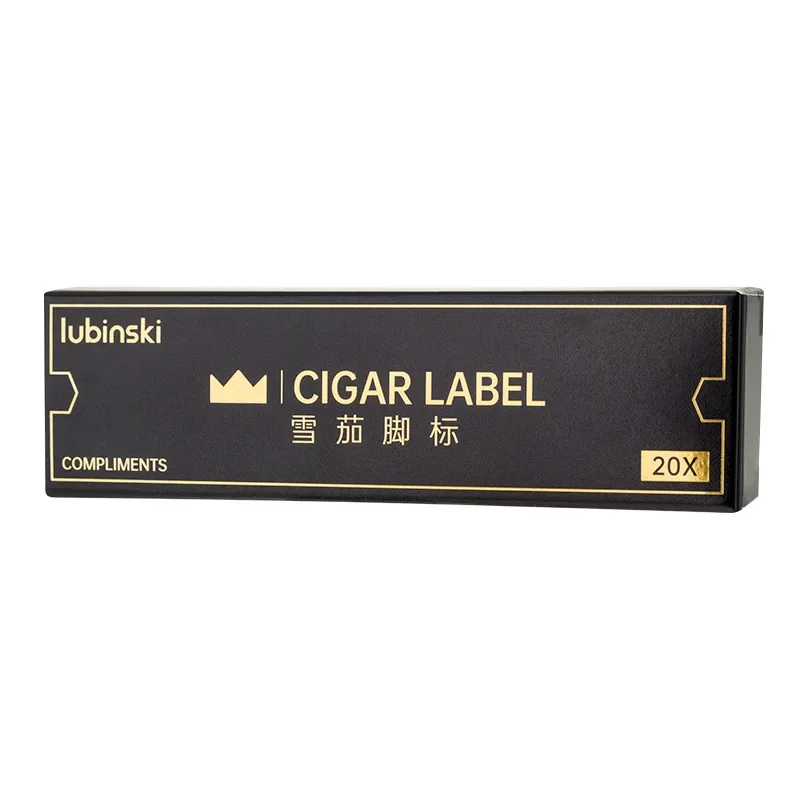 LUBINSKI Cigar Label Ornament Repair Burst Foot Fixed Nightshade Anti-cracking Cigar Toe Label