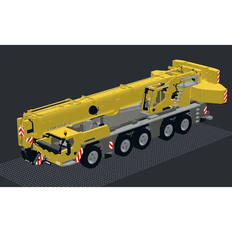 Grue d'ingénierie électrique RC, grue mobile, jouet de nuits de construction, cadeau d'anniversaire bricolage, LTM 12Liqu5.1MOC-57421, 4599 pièces