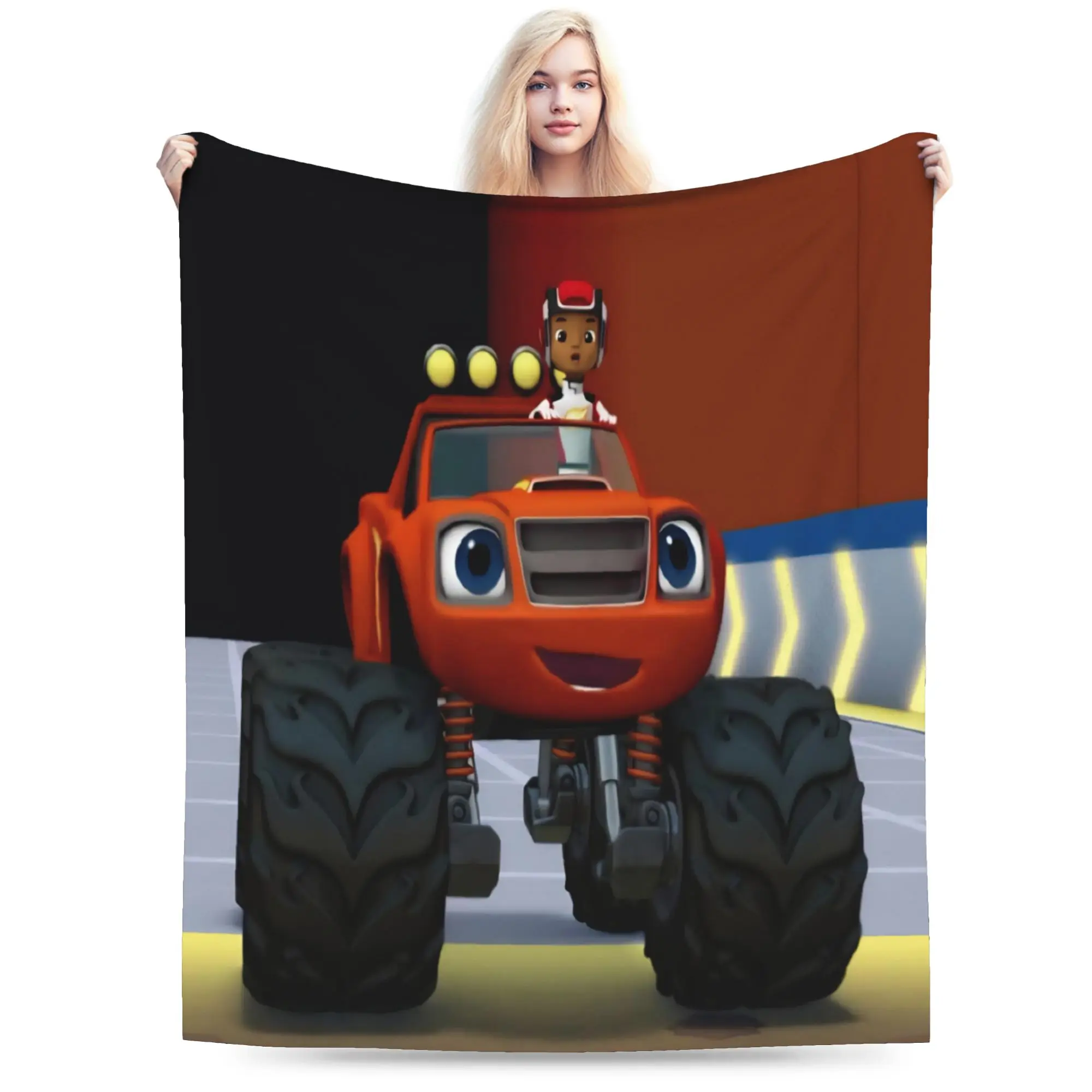 Blaze and the Monster Machines Blanket Multi-size Super Soft and Warm  Throw Blankets for Sofa Couch and Bed