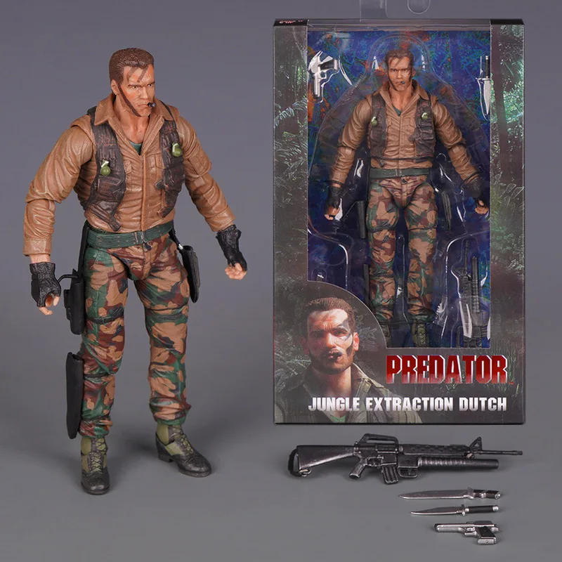 Neca Predator Jungle Extraction Dutch Action Figure 30th